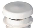 Mushroom ventilator: This air diffuser is designed for installation in the deck or superstructure roof. The cap can be opened and closed. Mushroom vents are also available in stainless steel or with an additional light diffuser