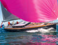 Impressive appearance: the Contest 42 under gennaker during the test in Southampton.