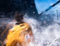 "Guyot" skipper Benjamin Dutreux braves the elements