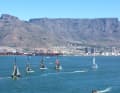 The start of the royal stage against the backdrop of Cape Town