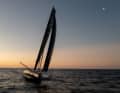 Das deutsch-französiche Guyot Environnement – Team Europe mit Co-Skipper Robert Stanjek musste sich aufgrund von Delamination im Wohnbereich auf den Rückweg nach Kapstadt machen