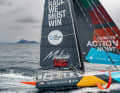 L'équipe de Boris Herrmann a passé le Cap Horn en tête - depuis, elle se bat dans des conditions difficiles en direction de l'étape d'Itajaí.