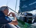 A heartfelt farewell for the transfer crew: The Guyot Environnement - Team Europe left Cape Town on 16 March heading for Itajaí after the repair work was completed