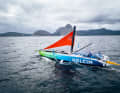 Il team ha abbandonato la quarta tappa, ha navigato fino a Rio de Janeiro e da lì ha spedito la barca a Newport.