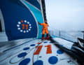 La Suissesse Justine Mettraux sur le pont avant pour 11th Hour Racing