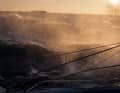 "Smoke on the Water" sieht hier die "Biotherm"-Crew