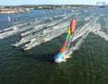 Il team Malizia viene scortato nel fiordo interno di Kiel