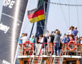 Des fans enthousiastes lors du passage de l'Ocean Race à Kiel l'année dernière