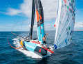 Strong self-portrait of Team Malizia's on-board reporter Antoine Auriol