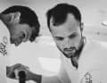 Bellissimo studio dello skipper di "Biotherm" Paul Meilhat e di Alan Roberts sul grinder