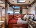 Decors: Two out of four guest cabins offer double beds