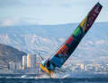 Ebenfalls beim Ocean Race, kurz nach dem Start in Alicante, entstand dieses atemberaubende Foto der "Malizia - Seaexplorer" von Ricardo Pinto