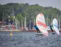In a demo and coaching event at Kiel Week, U19 athletes on X-15 boards made great progress in wingfoiling under race conditions