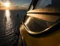 Goldene Stimmung beim Start ins 14. Ocean Race