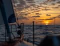 Schöner Ausblick von An-Bord-Reporter Amory Ross im Team 11th Hour Racing