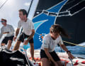Action on board "Mãlama": Charlie Enright's Team 11th Hour at work