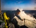 Susann Beucke bei ihrer Ocean-Race-Premiere auf "Holcim – PRB