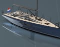 Son allure se caractérise par des lignes agressives, avec un étrave à bouchain négatif, et une poupe évasée dont la ligne de flottaison est fortement incurvée. La superstructure plate de la cabine est également très séduisante.