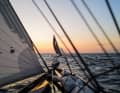 Atmosfera mattutina alla regata notturna The Run.