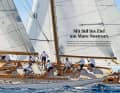 The regatta calendar for noble old yachts that compete every year off the coast of southern France comprises a dozen events. Images are created for eternity