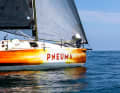 The Polish "Pneuma" crossed the finish line as the second boat, sailing on course for overall ORC victory