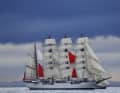 L'"Union" a navigué du Pérou vers l'Europe. Ce quatre-mâts-barque est le plus grand et le plus rapide des voiliers-écoles d'Amérique du Sud.
