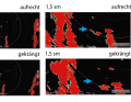 Le visualizzazioni dei radar a banda larga sono mostrate nelle singole immagini di prova. Si tratta di radar comunemente utilizzati sugli yacht.