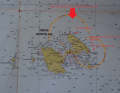 Map overview of the events