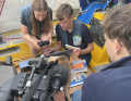 Pupils from Reutershagen Grammar School researched the effects of the Australian chalk tube worm