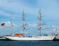 Museumsschiff "Gorch Fock I" in ihrem Heimathafen Stralsund.