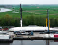 Major operation: Vitters requested four mobile cranes for the 68-metre project 3095, which ...