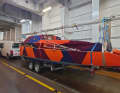 Trailer combination of VW bus and Tri on the ferry to Finland.