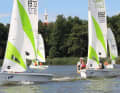 Jugendsegelkurs auf dem Ellerazhofer Weiher.