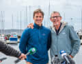 Still proud IRC runners-up in the 80th Rolex Sydney Hobart Race after the protest: Michel Quintin and Yann Rigal.