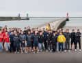Wie ein Foto aus dem Imoca-Familienalbum: die Crews für das neue Course des Caps, das am 29. Juni um 14 Uhr in Boulogne startet.