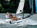 Three people should be able to sail the Melges 19 quickly and easily.