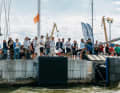 Spectators had gathered here in the port of Klaipėda for the start of the opening long-distance race of the ORC European Championship.