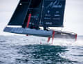 Il Team Malizia durante gli allenamenti della GC32 a Lorient. Boris Herrmann e il Team Malizia intendono partecipare alla Kieler Woche con il catamarano aliscotolo.