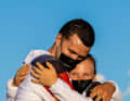 The picture of the happy German bronze medallists Paul Kohlhoff and Alica Stuhlemmer went around the world in 2021