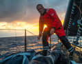 Co-skipper Robert Stanjek on deck
