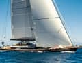 23e Perseus 3 : le sloup géant de Perini Navi croise régulièrement des parcours de régate. Les 35 membres de l'équipage de course hissent un gennaker de 2600 mètres carrés. Au vent, la construction en aluminium porte 2674 mètres carrés de laminé de voile. Dans les empannages, des winchs customisés permettent de serrer jusqu'à 120 mètres d'écoute, avec des charges allant jusqu'à 40 tonnes. Des caméras vidéo surveillent les drisses. En 2022, le yacht a été remis à neuf et coûte 320 000 euros par semaine en location.
