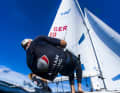 Die 470er-Mixed-Weltmeister Luise Wanser und Philipp Autenrieth