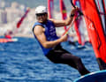 iQFoil world champion Sebastian Kördel led the Balearic classic after four days of racing