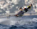 They gave it their all in the bay of Marseille: 470 mixed helmsman Malte Winkel and his fore-sailor and wife Anastasiya Winkel