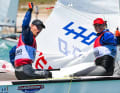Malte e Anastasiya WInkel hanno conquistato l'argento nella regata di prova delle Olimpiadi 2023, dimostrando di poter fare grandi cose nella prossima sede olimpica.