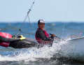 Simon Diesch and Anna Markfort compete for a medal in the 470 Mixed at the Sailing World Championships in The Hague