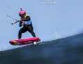Immagine simbolica: il giovedì nero si è rivelato negativo per molti atleti DSV. La kiteboarder Leonie Meyer, che in precedenza aveva ottenuto un ottimo quarto posto assoluto, ha perso due gare e dieci posizioni a causa della rottura di una linea e di una serie di sfortunate misure di assistenza.