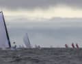 Ici, la flotte du Figaro navigue en direction de Kinsale