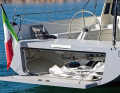 A small dinghy could also be left inflated in the rear garage