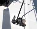The hoisting points for the short genoa are fixed, the deck should remain as sheer as possible